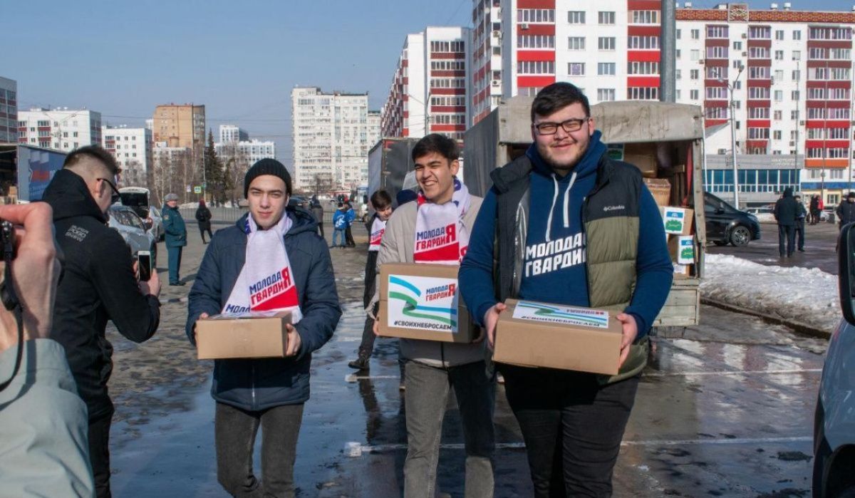 Из Уфы отправилась колонна с гуманитарной помощью для жителей ЛНР и ДНР
