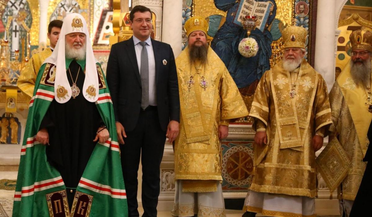 Губернатор Нижегородской области принял участие в освящении Благовещенского собора 