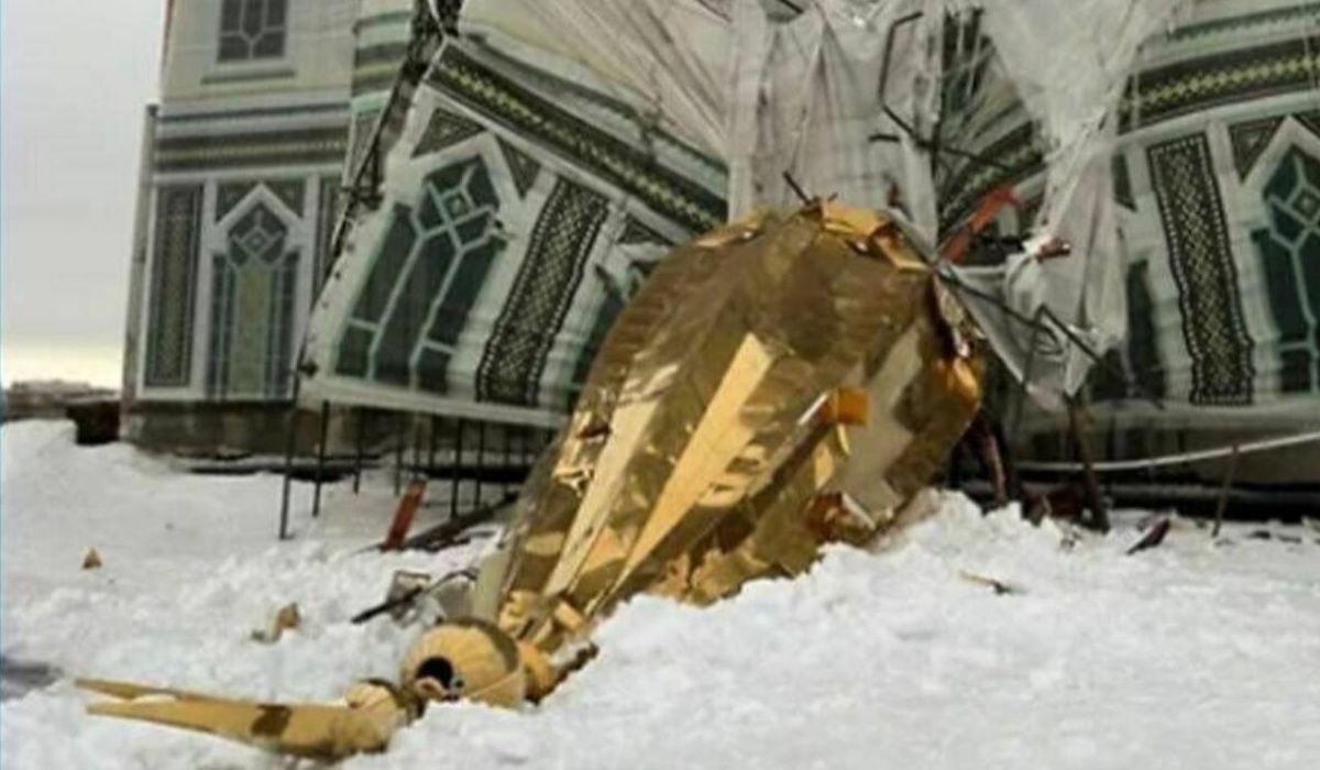 Глава Башкортостана прокомментировал историю с падением купола мечети