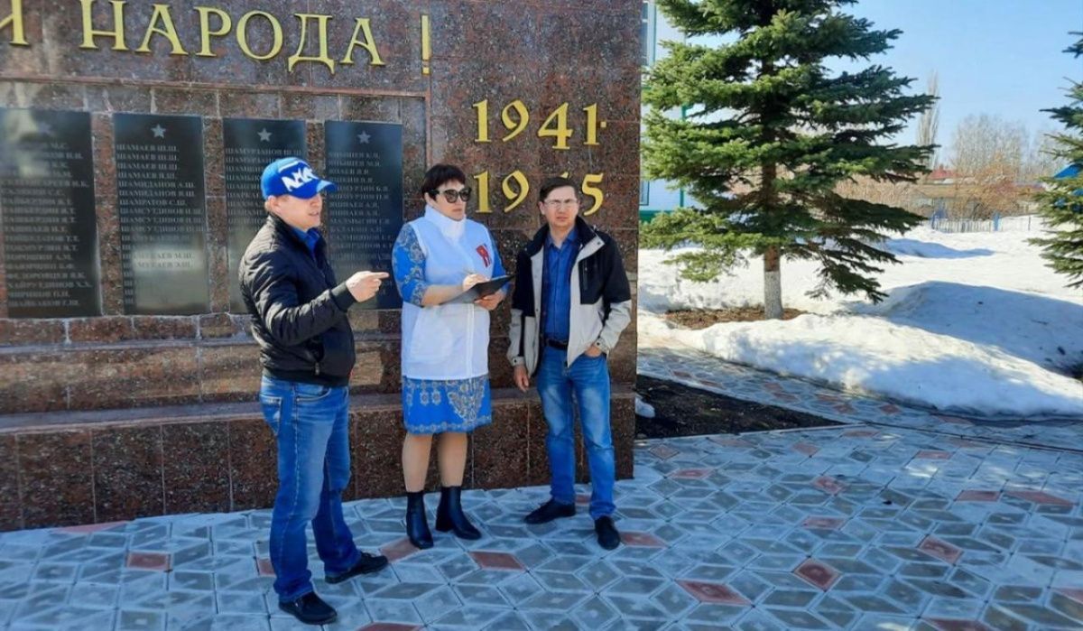 Молодогвардейцы Мишкинского района Башкортостана провели мониторинг памятных мест