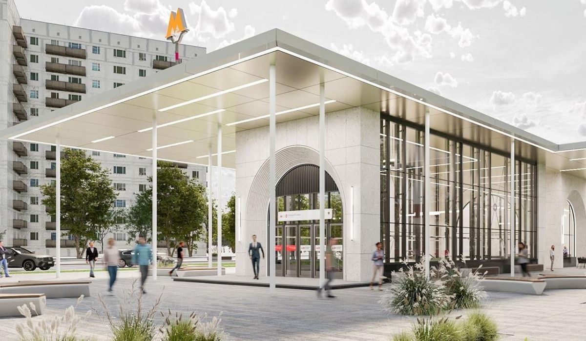 Мэр Москвы представил облик новой станции метро «Кленовый бульвар»