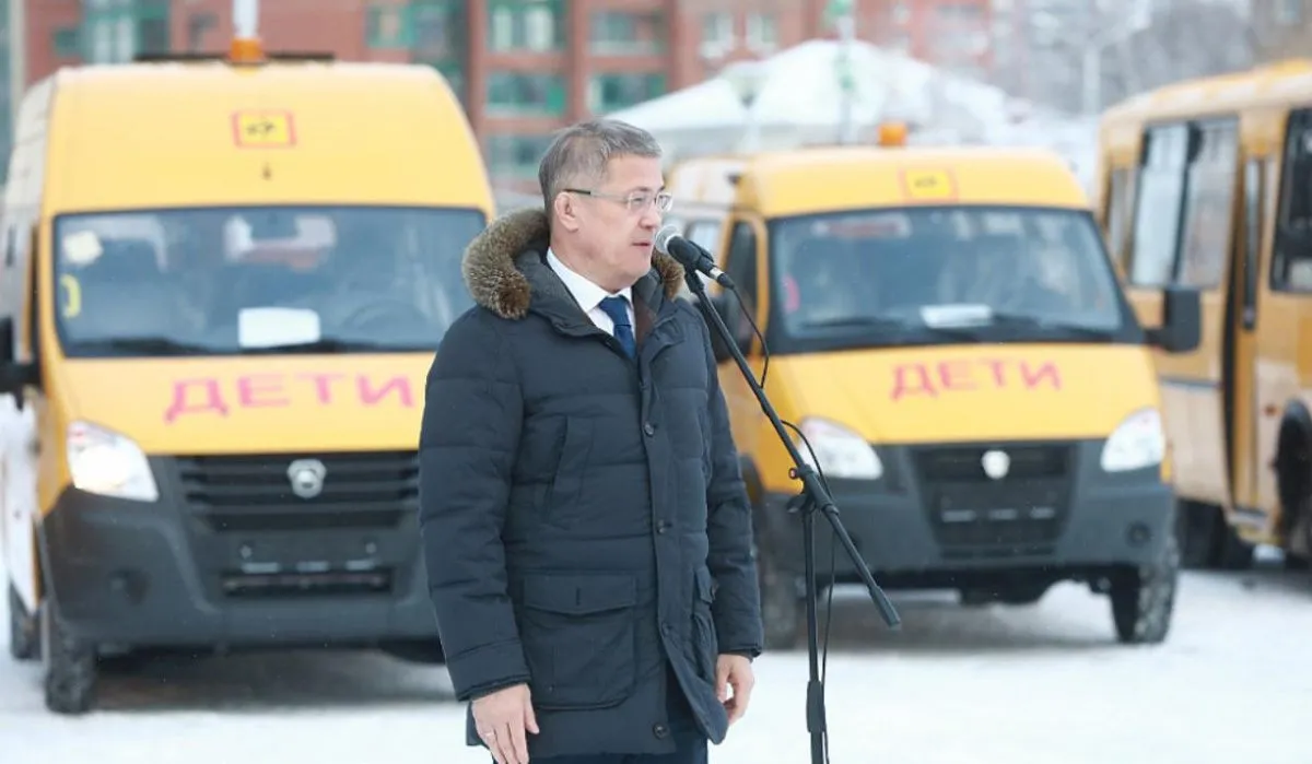 Башкирские школы получили новые автобусы 