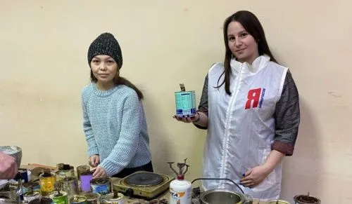 В Башкортостане изготовили блиндажные свечи для военнослужащих